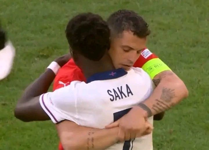 Saka praises the humility and respect shown by ex-Arsenal’s teammate after the match.