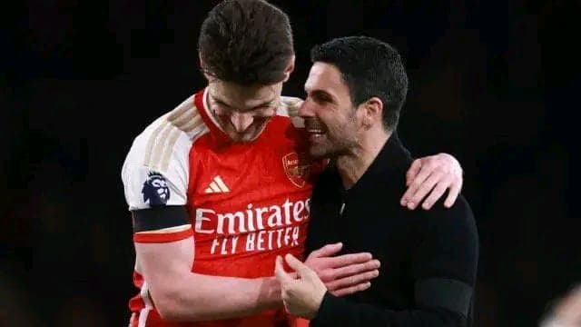 Declan Rice reveals message from Mikel Arteta following England’s victory over Netherlands.