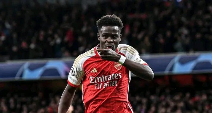 Bukayo Saka Nominated for the PFA Young Player of the Year Award.