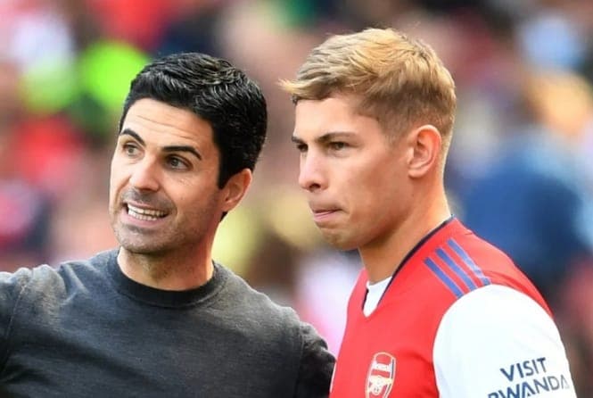 Mikel Arteta Admits Regret Over Emile Smith Rowe’s Arsenal Exit.
