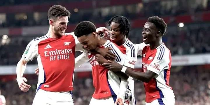Ethan Nwaneri Shines as Arsenal’s Youthful Guns Thrash Bolton in the Carabao Cup.