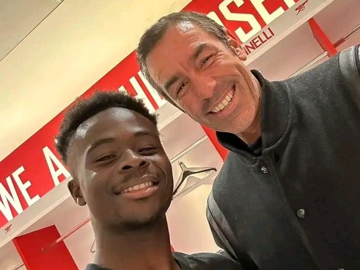 Bukayo Saka says he is ‘friends again’ with Arsenal legend Robert Pires after he claimed the English winger lacks consistency
