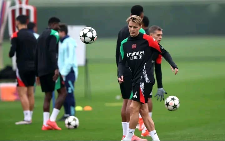 Odegaard Returns to Training in A Huge Boost for Arsenal