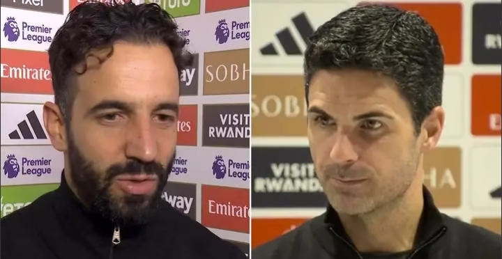Mikel Arteta responds to Ruben Amorim’s observation on what he noticed about Arsenal