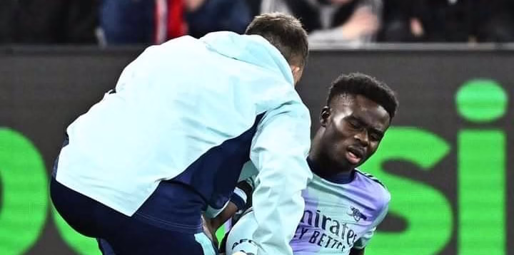 Arsenal suffer Bukayo Saka injury blow against Crystal Palace