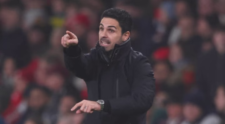 Mikel Arteta reacts to Arsenal’s tight win over Ipswich