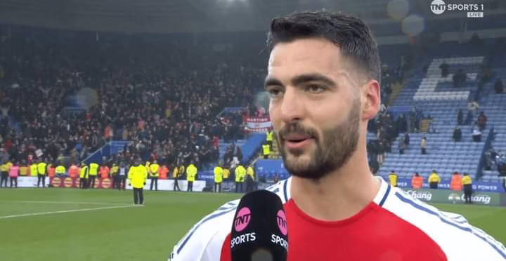 Mikel Merino Admits Surprise at Arteta’s Decision to Play Him Up Front After His Brace Gives Arsenal Win Over Leicester
