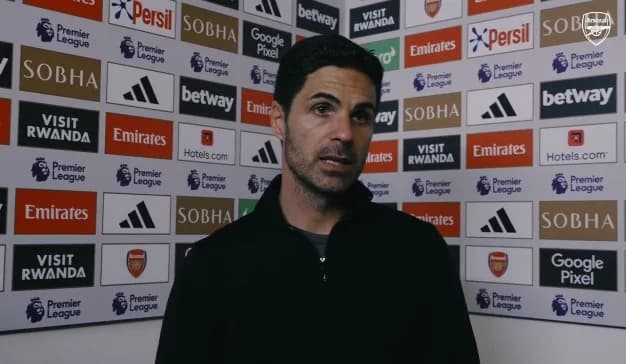 Arteta Calls on his team to Channel B’Mouth Loss Anger into a Positive Performance vs. PSG