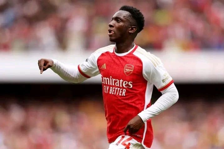 Arsenal slap £50m price tag on Eddie Nketiah with the club willing to sell striker this summer