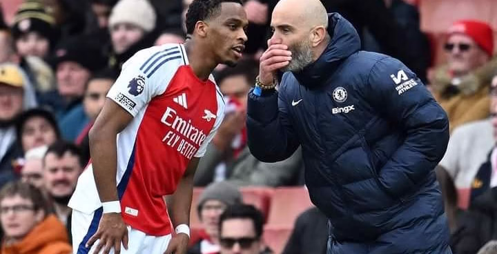 The Heated Exchange Between Jurrien Timber and Enzo Maresca During Arsenal’s Victory Over Chelsea