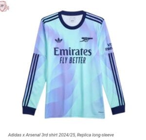 Arsenal Unveils New Adidas Third Kit for 2024/25 Season. 20240812 095126 300x288