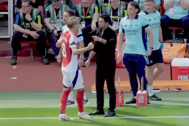 The Reason Behind Martin Odegaard’s Non-Celebration of Kai Havertz’s Goal. Ce745616d39d191820e722abfa2e49bf