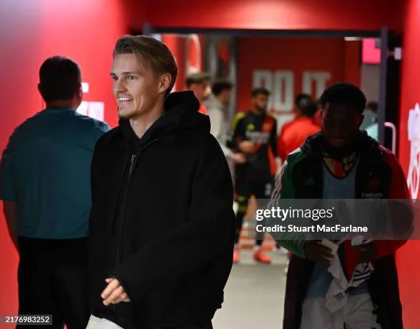 Arsenal Captain Martin Odegaard Steps Up Recovery from Ankle Injury Gettyimages 2176983252 612x612 2