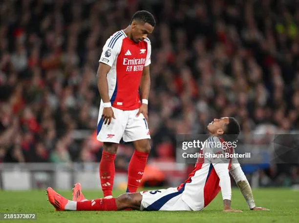 Arteta provides injury update on Gabriel, Timber, Calafiori, Odegaard & Tierney Gettyimages 2181373872 612x612 1