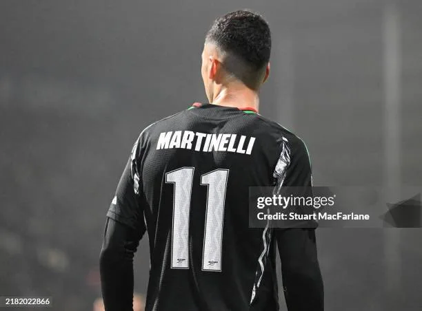 ‘How is that even possible!’ – Fans Stunned by Martinelli’s Pick for Fastest Arsenal Player Gettyimages 2182022866 612x612 1