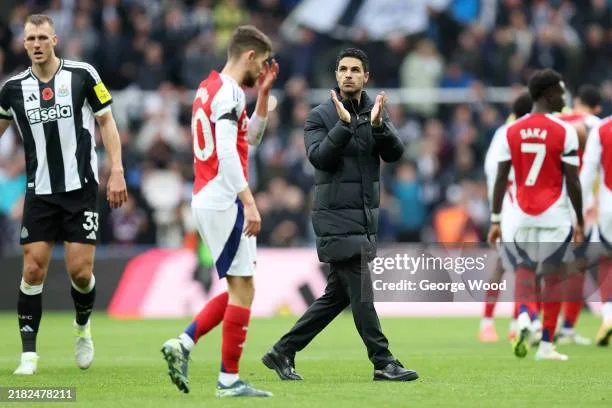 Alan Shearer issues title warning to Arsenal boss Mikel Arteta, ahead Chelsea clash Gettyimages 2182478211 612x612 1