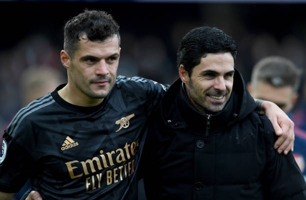 Mikel Arteta Granit Xhaka