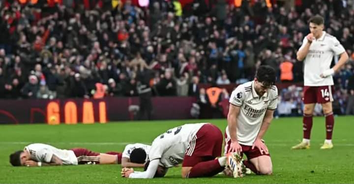 Aston Villa defeat Arsenal