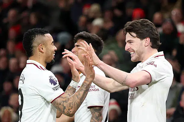 Declan Rice fire Arsenal